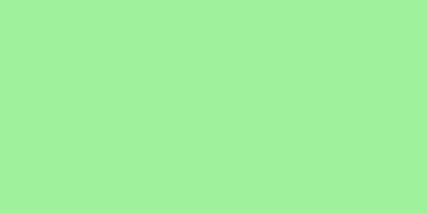 Amostra de cor para o código hexadecimal #a0f19c