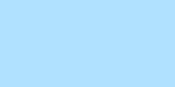 Amostra de cor para o código hexadecimal #b0e1ff