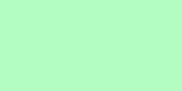 Amostra de cor para o código hexadecimal #b3fdc3