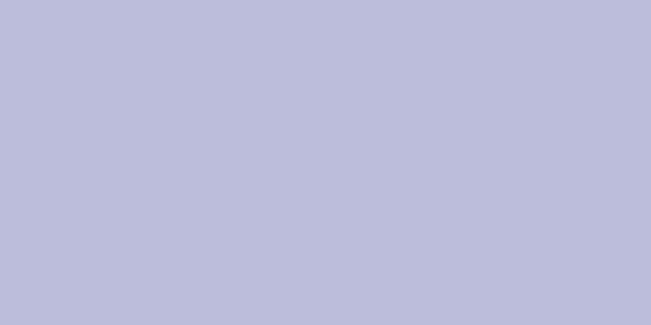 Amostra de cor para o código hexadecimal #bbbddb