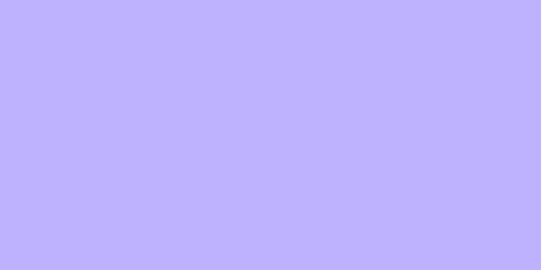 Amostra de cor para o código hexadecimal #bfb2fd