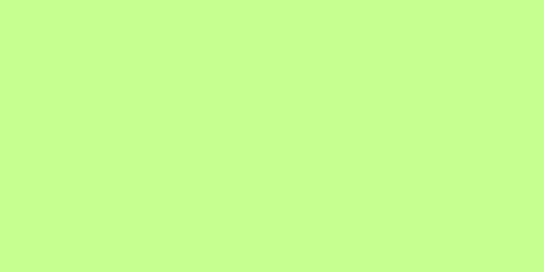 Amostra de cor para o código hexadecimal #c6fe8f