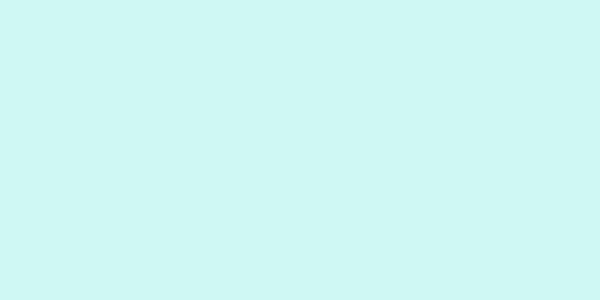 Amostra de cor para o código hexadecimal #d0f8f2