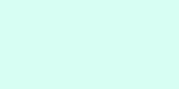 Amostra de cor para o código hexadecimal #d7fef3