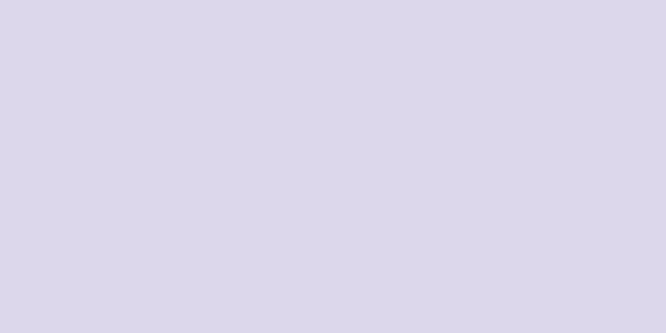 Amostra de cor para o código hexadecimal #dcd7eb