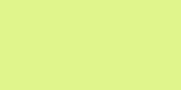 Amostra de cor para o código hexadecimal #e0f68c