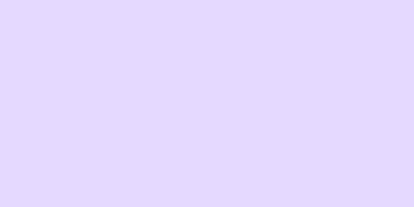 Amostra de cor para o código hexadecimal #e5d9ff