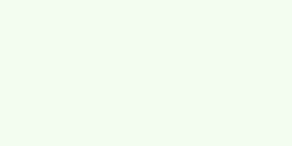 Amostra de cor para o código hexadecimal #f3fdf0