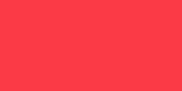 Amostra de cor para o código hexadecimal #fb3a46