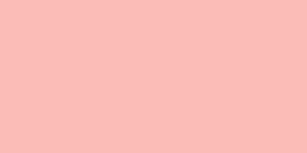 Amostra de cor para o código hexadecimal #fbbbb6